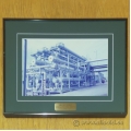 Framed Picture of Amoco Canada Windfall Gas Plant, Alberta 1998